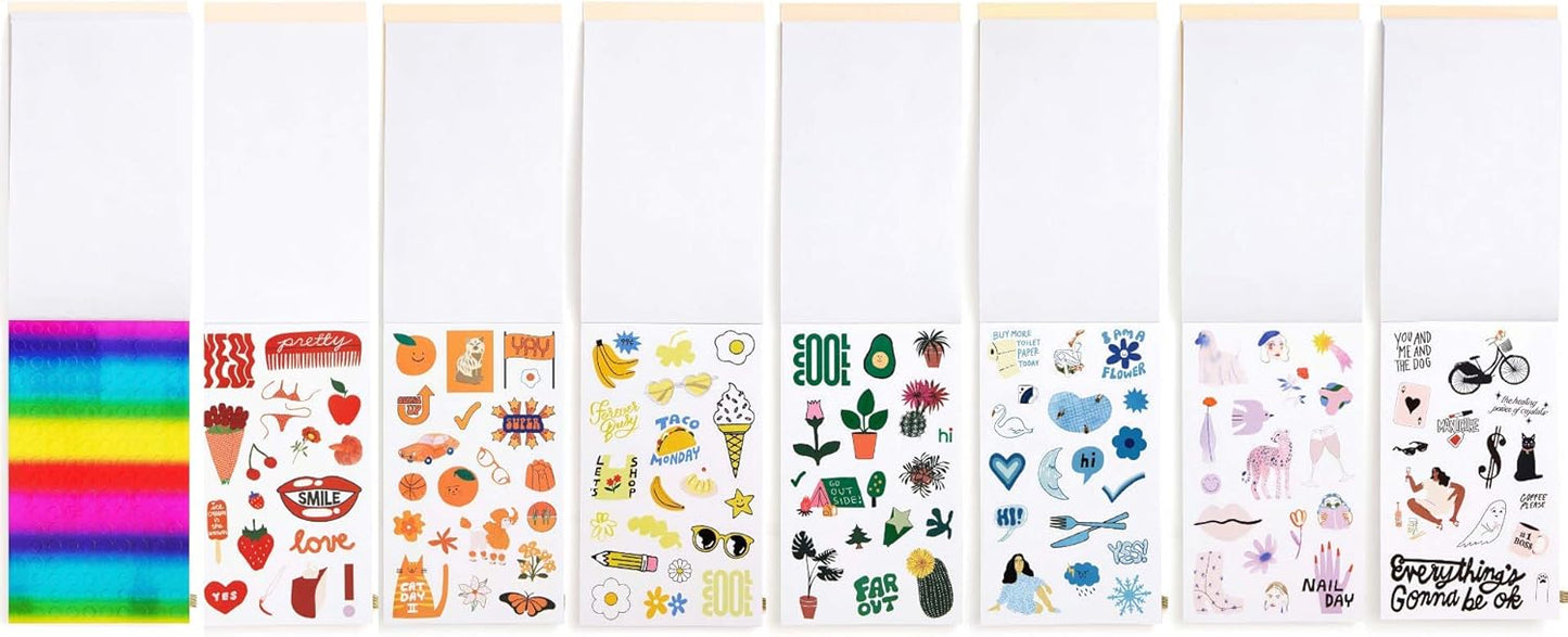 ban.do Planner Sticker Book with Over 700 Assorted Stickers, 35 Pages of Colorful Unique Stickers for Journals/Calendars, Issue 5