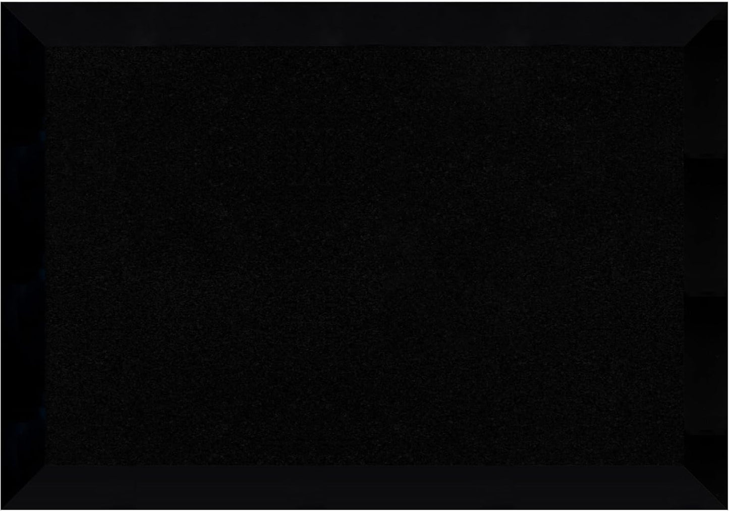 Amanti Art Black Cork Board for Wall, 19x27 Vision Board with Black Wood Frame, Medium Corkboard Office Decor for Home Organization, Modern Corkboard Pinboard to Display Items for Home Organization