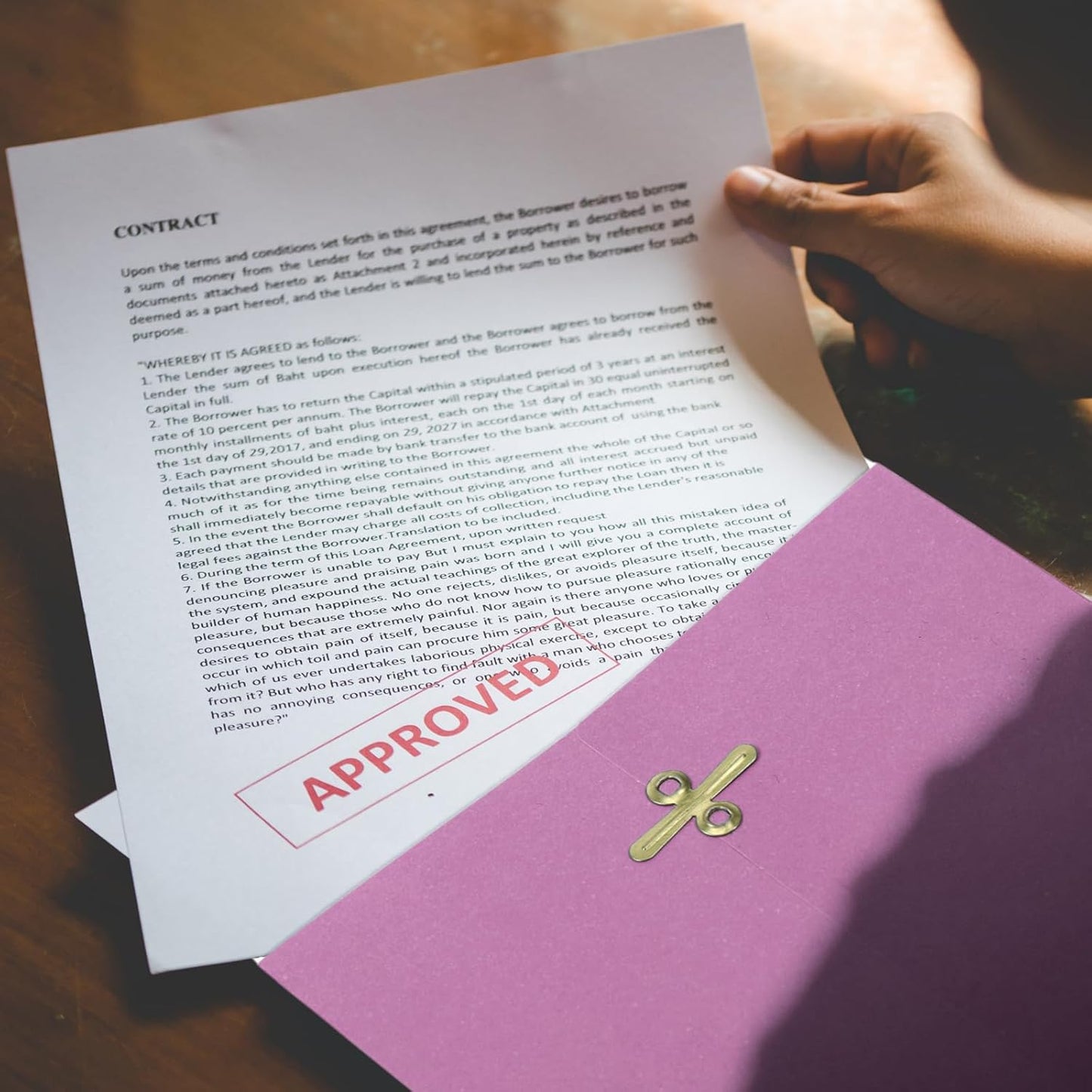 Teling 50 Pcs 5 x 7.5 Manilla Envelopes Clasp Kraft Catalog with Closure for Storing Mailing 28 lb Kraft Envelope Paper for Office Document School Business Home(Pink)