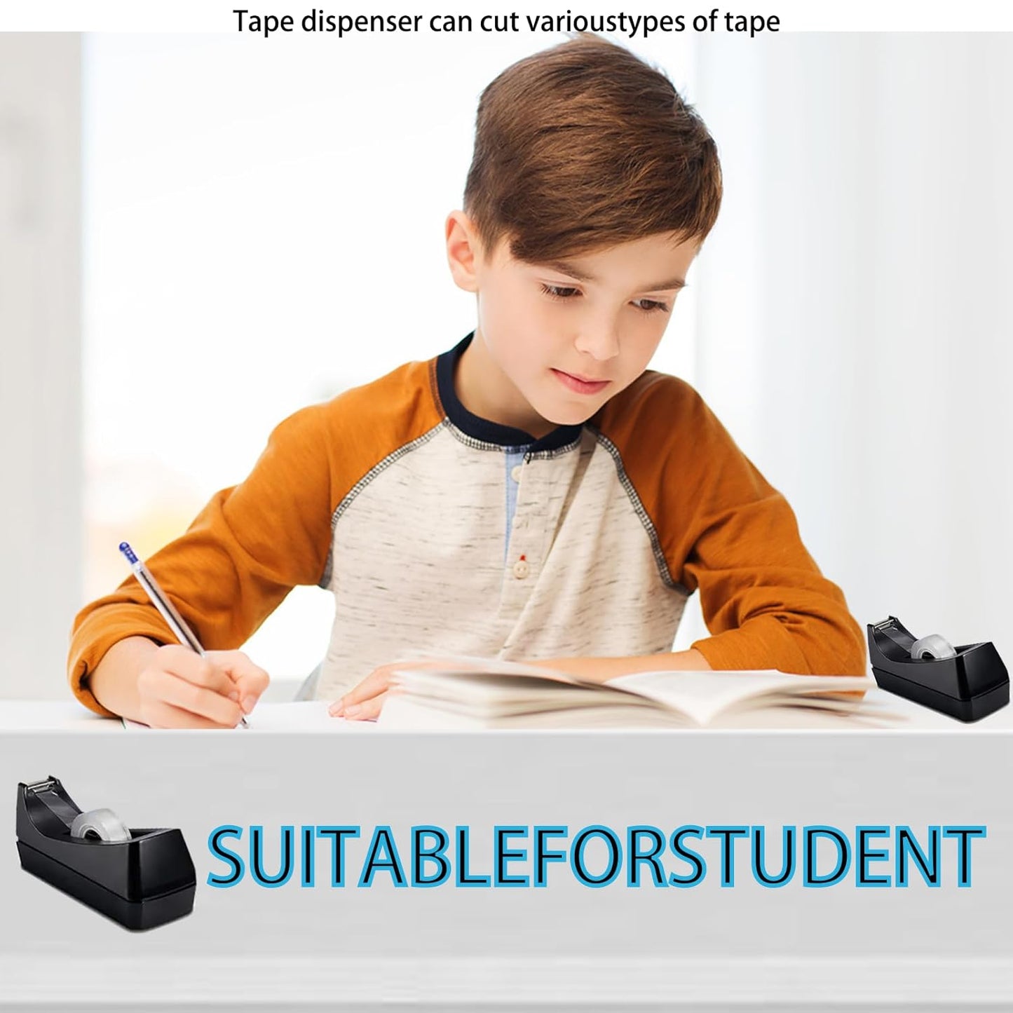 48 Rolls Transparent Tape Refills Rolls 3/4-Inch x 1000 inch, 1 inch Core, Clear Gift Wrapping Tape Refill Roll for Office, Home, School