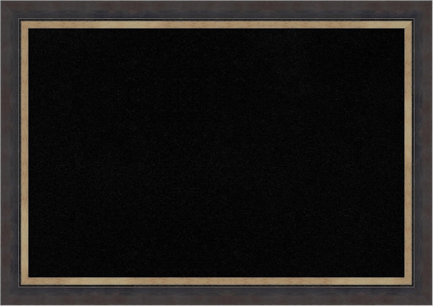Amanti Art Black Cork Board for Wall, 29x41 Vision Board with Black Wood Frame, Large Corkboard Office Decor for Home Organization, Casual Corkboard Pinboard to Display Items for Home Organization in