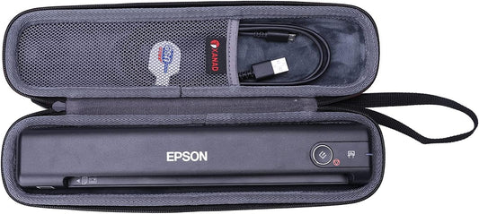 XANAD Hard Case for Epson Workforce ES-50 / ES-55R / ES-60W / ES-65WR / DS-30 / DS-70 / DS-80W Document Scanner (Case Only)