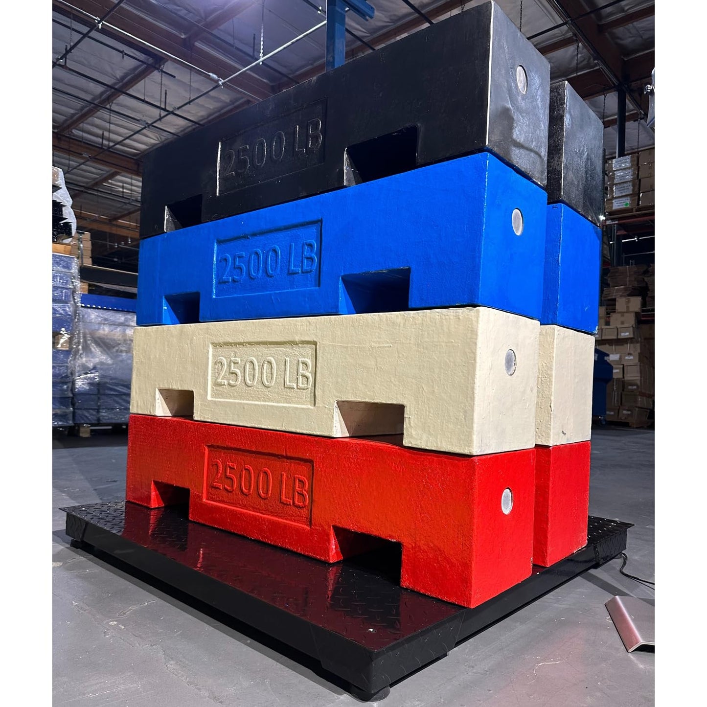 SellEton SL-5' x 4' (60" x 48") Non-NTEP Floor Scales, Accurate Pallet Scales with Smart Digital Indicator for Warehouse Shipping and Heavy Duty Industrial Weighing, 10.000 lb x 1 lb