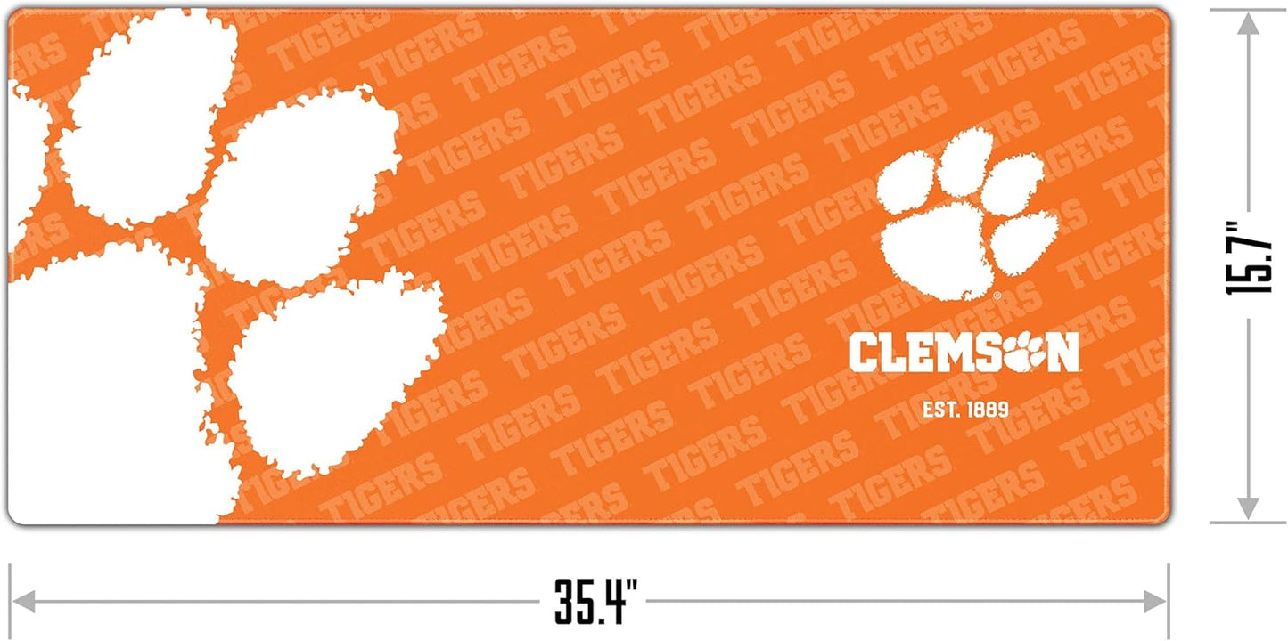 YouTheFan NCAA Clemson Tigers Logo Series Desk Pad