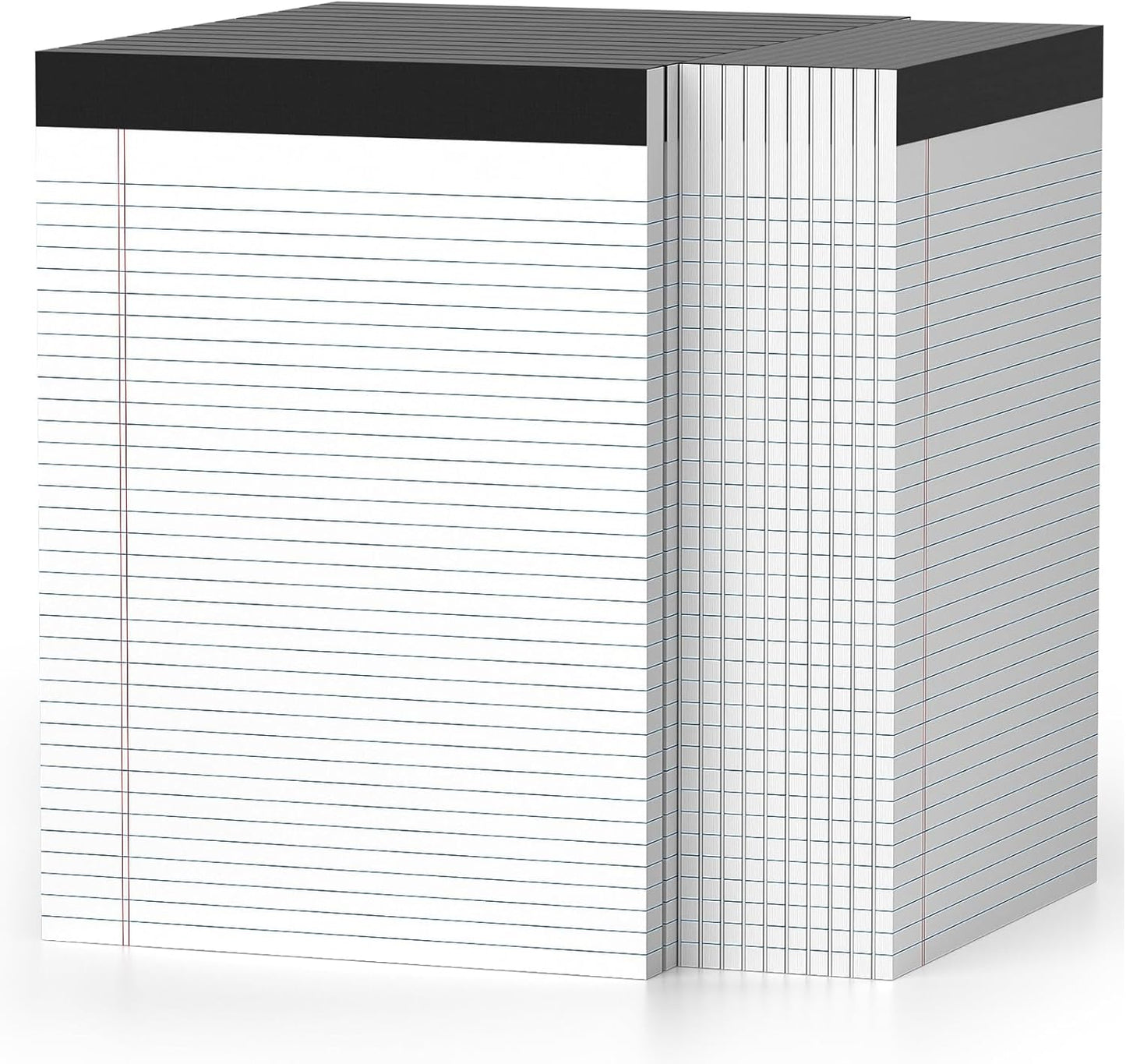 24 Pcs Legal Pads 8.5" x 11" College Ruled Note Pads 8.5 x 11.75 Inch Micro-Perforated Notepad 720 Sheets in Total Lined Writing Paper Notebook for Office, School Supplies & To-Do Lists 30 Sheets/Pad