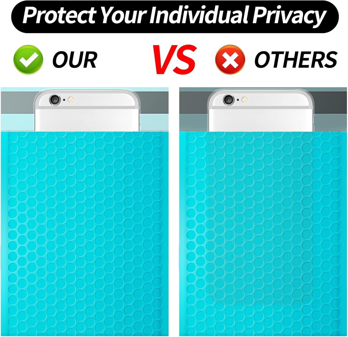 Bubble Mailers 3.5x5 inch 40Pack Teal Bubble Mailers Self-Seal Padded Mailing Envelopes Bubble Opaque Padded Mailer for Small Businesses to Package and Mail Jewelry Cosmetics#0000