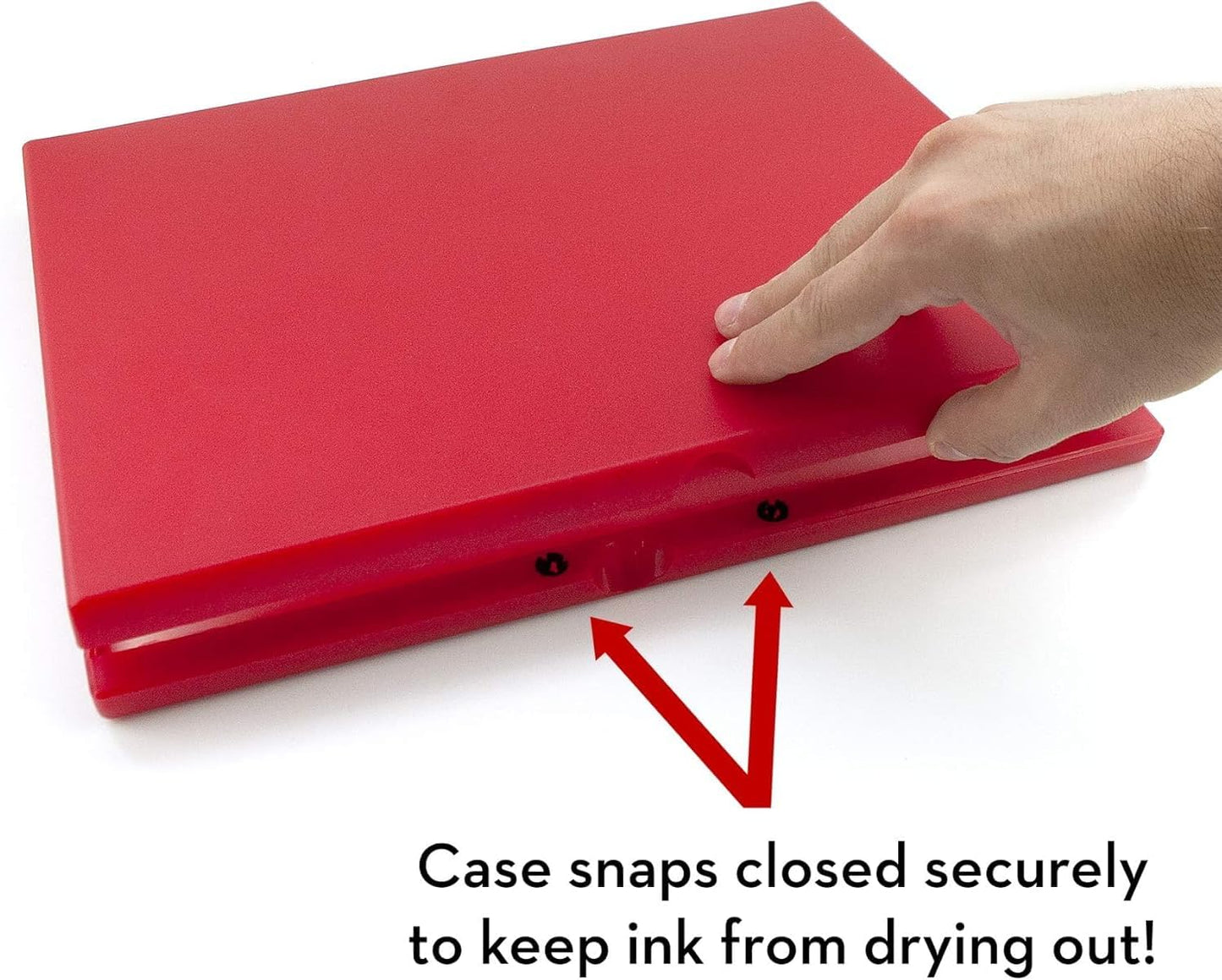 MaxMark Industrial Stamp Pad - Extra Large 9.25" x 12.25" Stamp Pad - Olive Green Ink