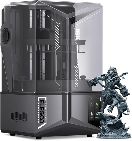 ELEGOO Saturn 4 Ultra 16K Resin 3D Printer MSLA, Smart Tank Heater, High Printing Speed to 150mm/h, AI Camera with Light, Built-in Wi-Fi, Large Print Size 211.68×118.37×220mm³