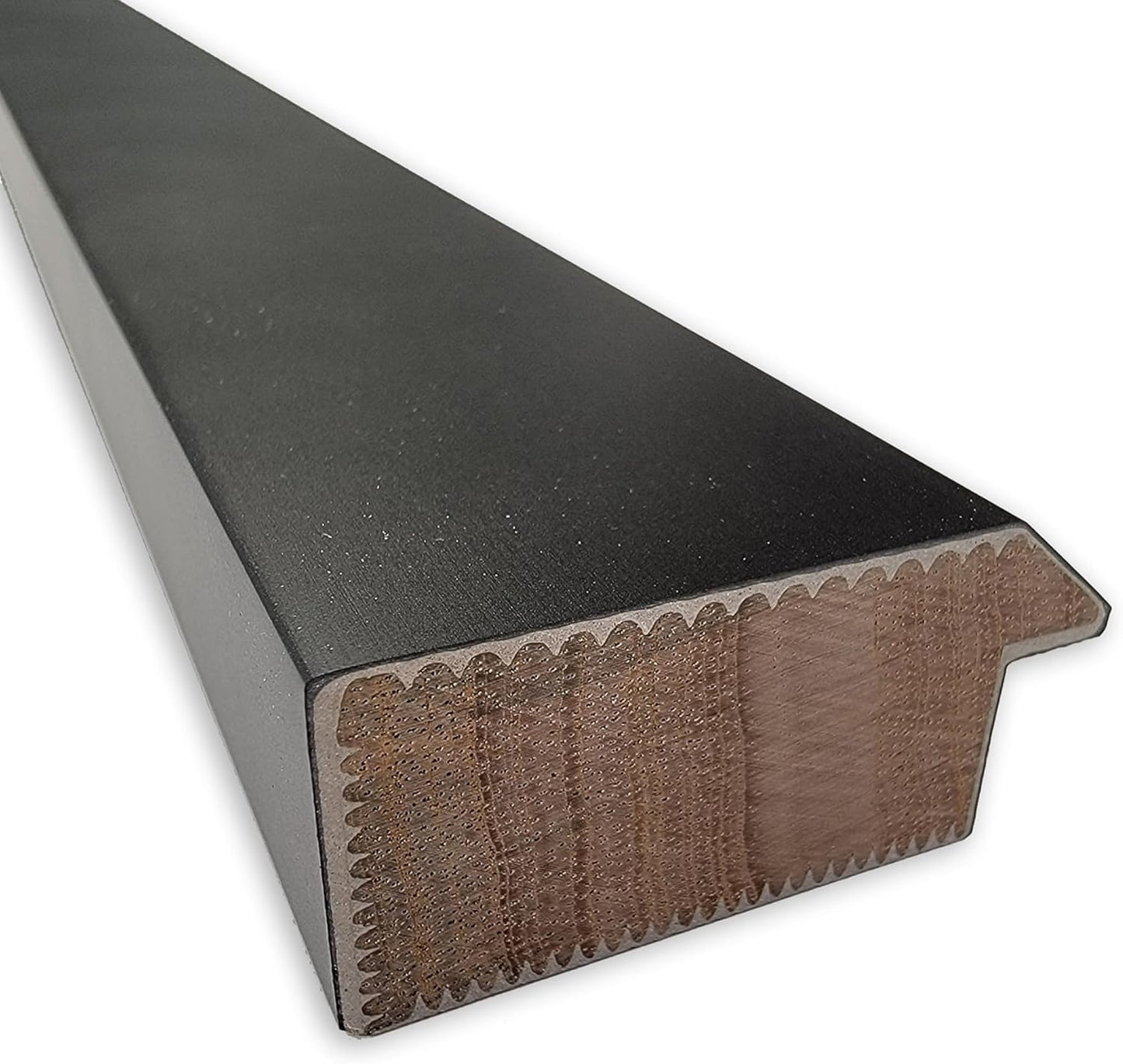 Amanti Art Black Cork Board for Wall, 15x33 Vision Board with Black Wood Frame, Medium Corkboard Office Decor for Home Organization, Casual Corkboard Pinboard to Display Items for Home Organization