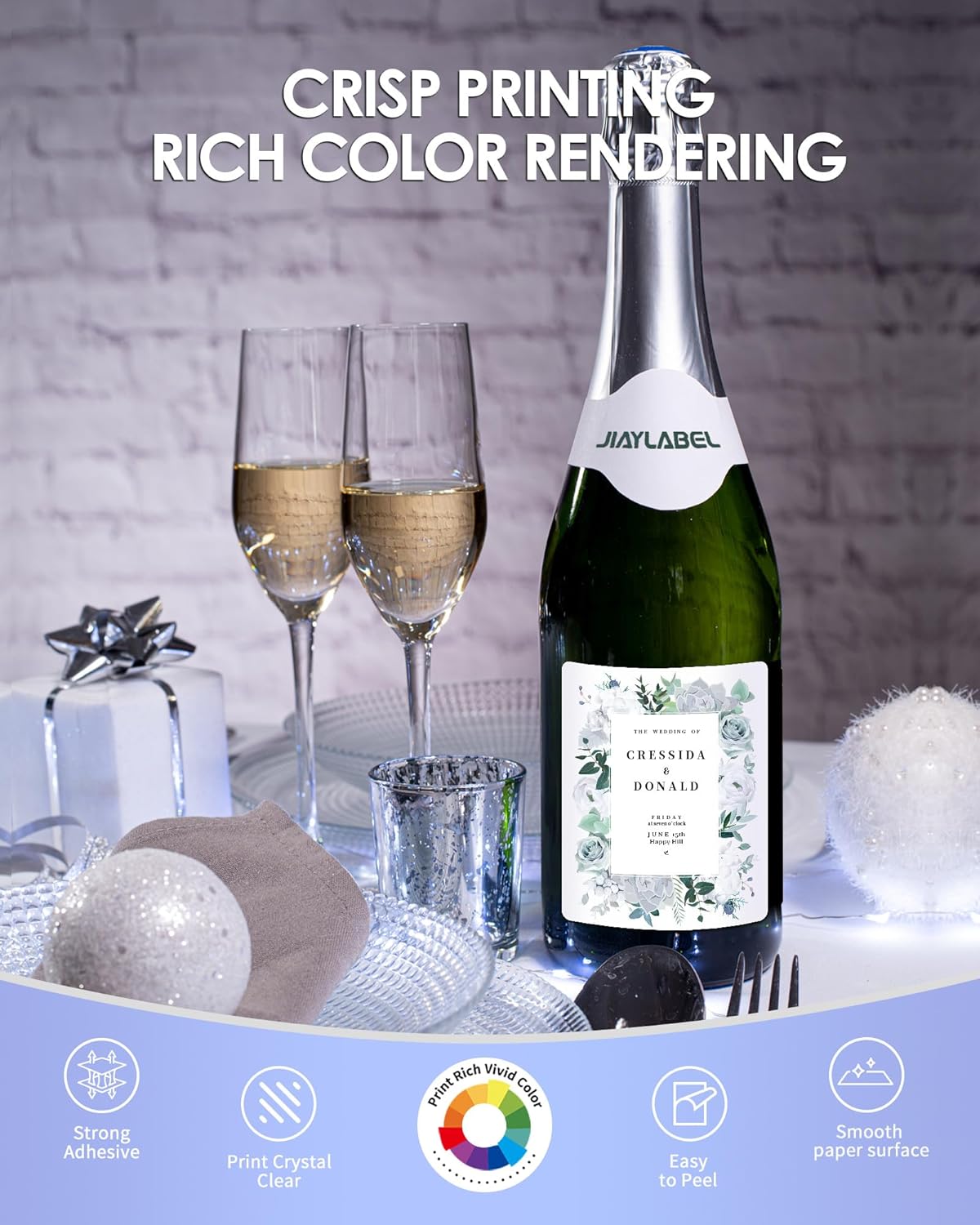 Shipping Label Address Mailing Stickers 4”x5” 40 Sheets Paper for Inkjet Printer Printable Name Tag Printing Thank You Labeling to Write on Envelopes Storage Bins File Folder Blank White 8.5 x 11