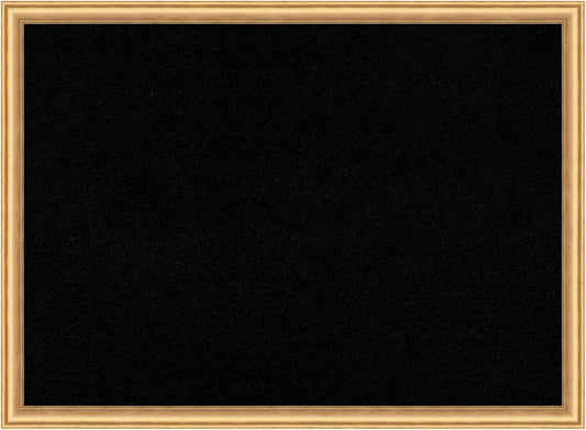 Amanti Art Black Cork Board for Wall, 22x30 Vision Board with Gold Wood Frame, Medium Corkboard Office Decor for Home Organization, Casual Corkboard Pinboard to display items for home organization