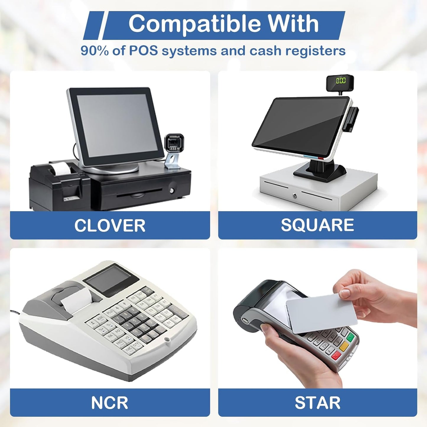 2 1/4" x 85' BPA-Free Thermal Receipt Paper Rolls 50 Rolls