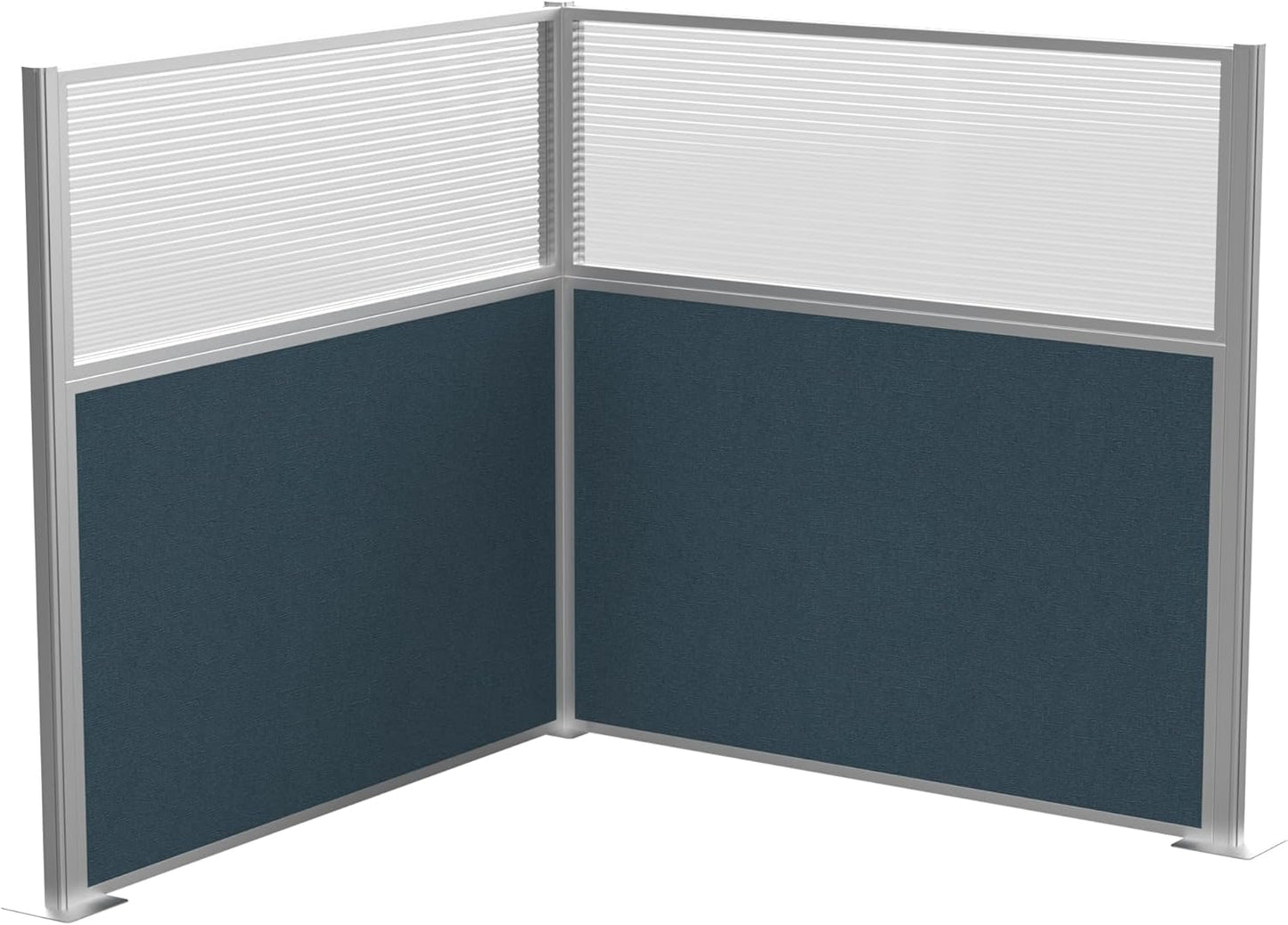 Versare Hush Panel Cubicle Kit | Workstation Partition Walls | Sound Dampening Cubicle Walls | Partitions for Desks