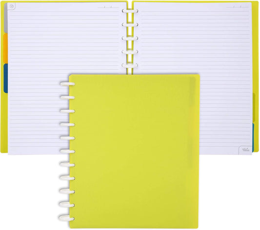 Talia Discbound Notebooks, Planner, Customizable, (Verdant Green, Letter (8.5in x 11in))