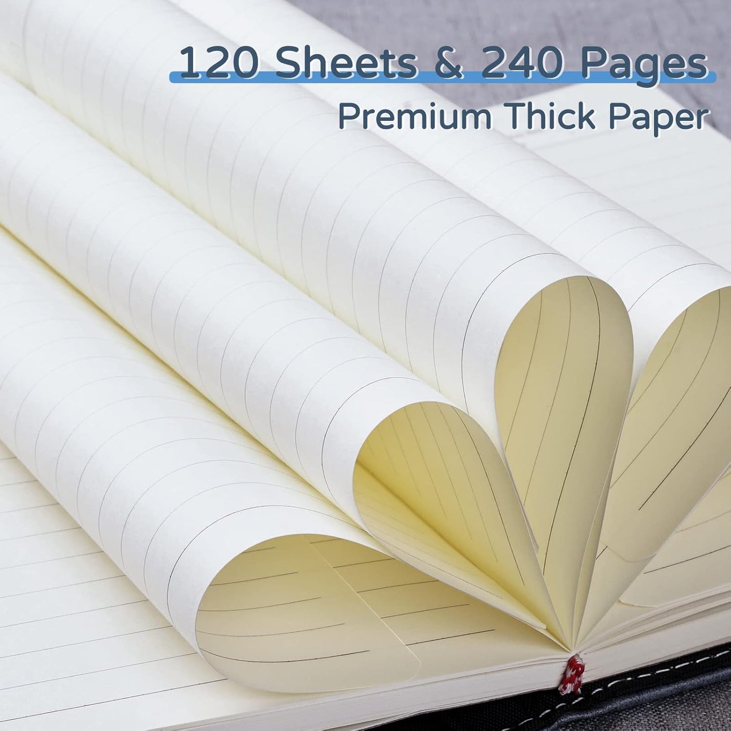 WEMATE Diary with Lock, A5 PU Leather Journal with Lock 240 Pages, Vintage Locks Journal Password Notebook with Pen, Locks Diary Planner Organizer for Men and Women, 8.6x5.8in Brown