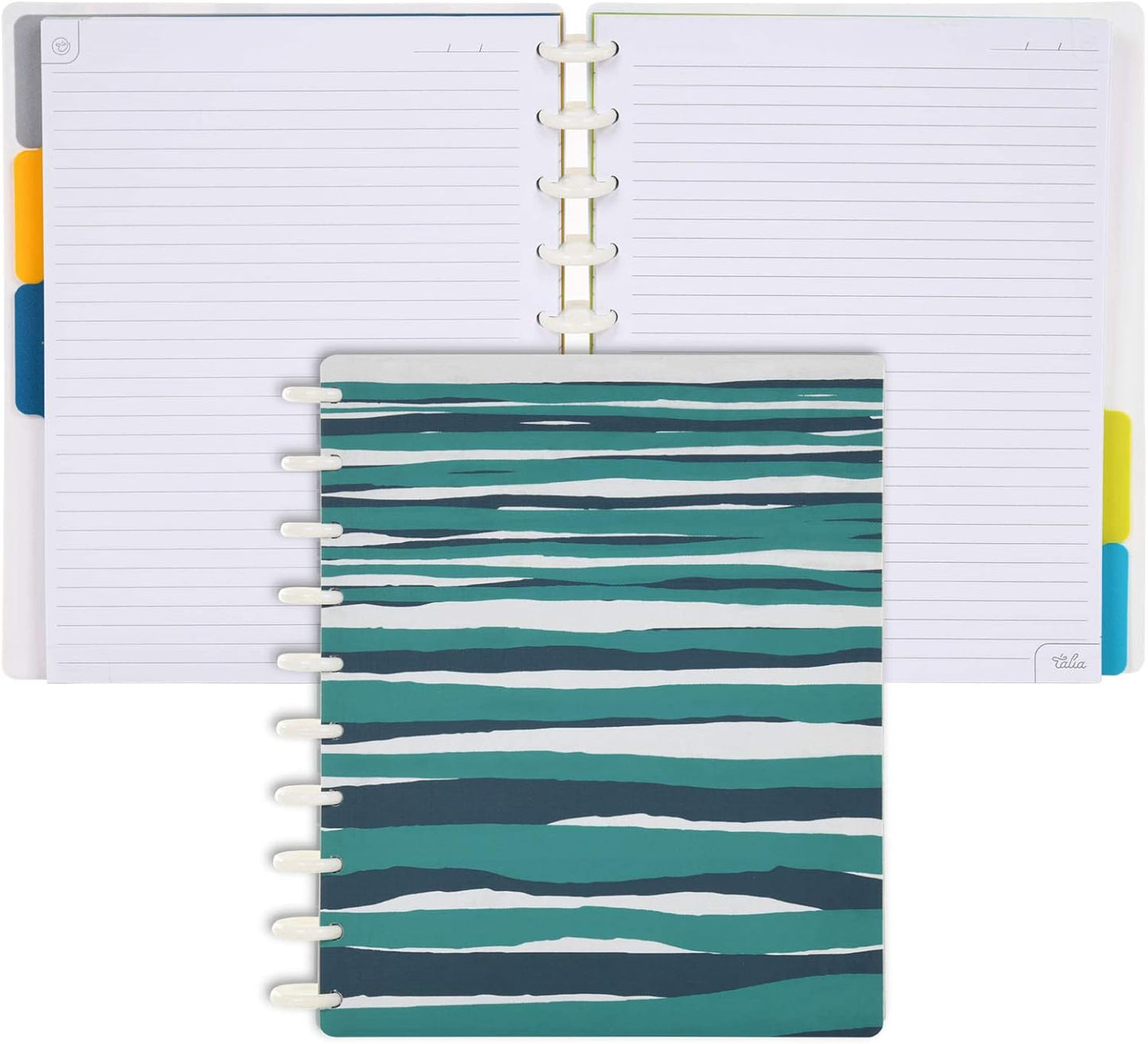 Talia Discbound Notebooks, Planner, Customizable, (xHorizon, Midsize (7.5in x 9.75in))