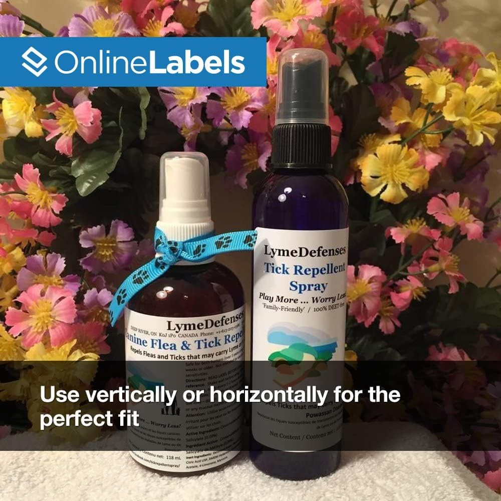 OnlineLabels 4 x 3.33 Rectangle Shipping Labels - Permanent, White Matte - Wine, Pallet Labels - 6-Up - Pack of 150 Labels, 25 Sheets - Inkjet/Laser Printers