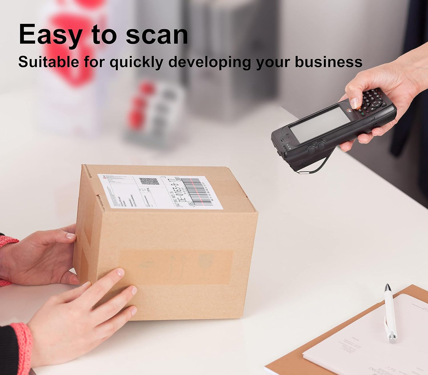 Half Sheet Shipping Labels, 8.5" x 5.5" Address Labels, Half Sheet Self Adhesive Mailing Labels for Laser & Inkjet Printers (150 Sheets, 300 Labels)