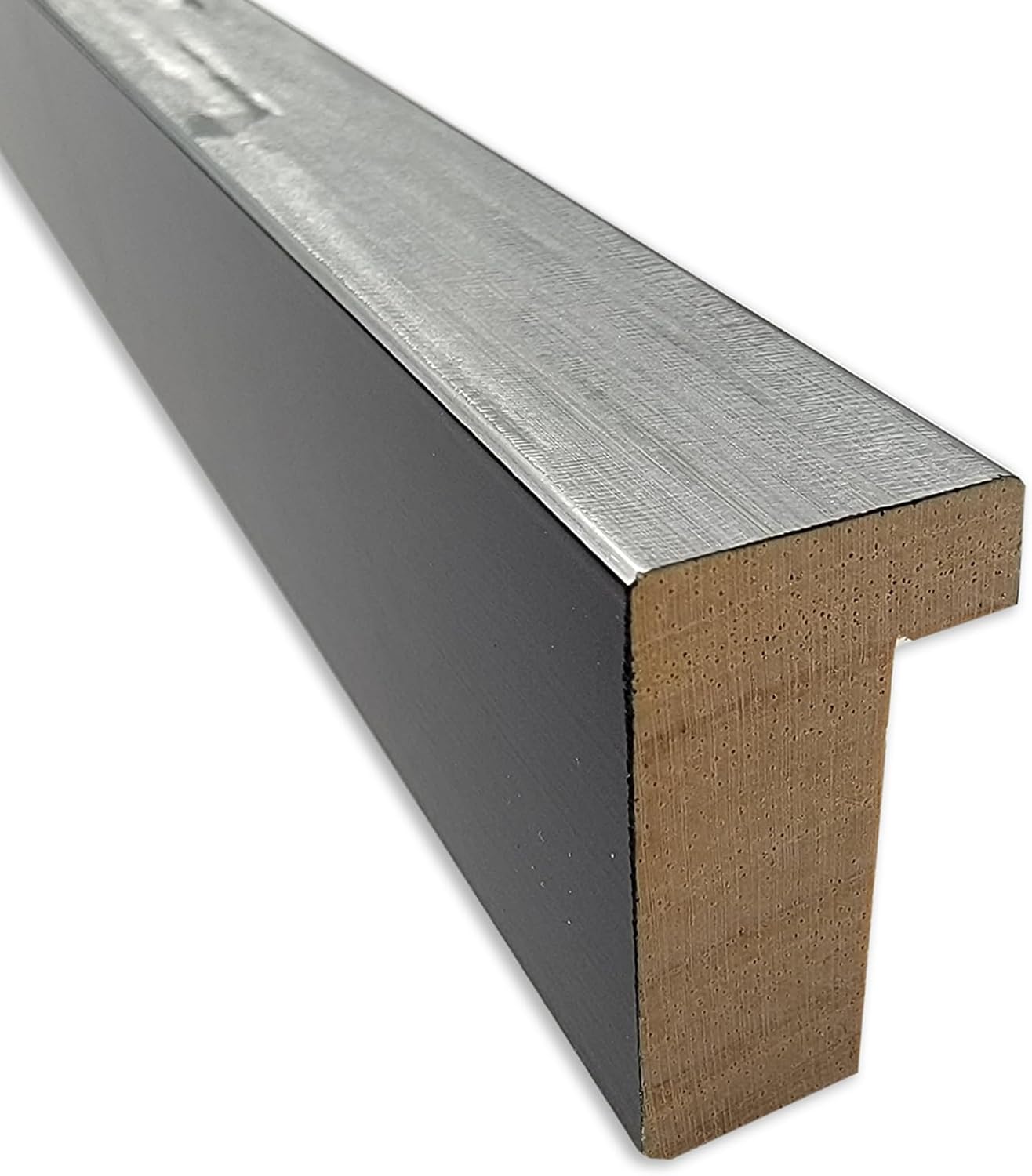 Amanti Art Natural Cork Board for Wall, 21x29 Vision Board with Silver Wood Frame, Medium Corkboard Office Decor for Home Organization, Modern Contemporary Corkboard Pinboard to display items for home