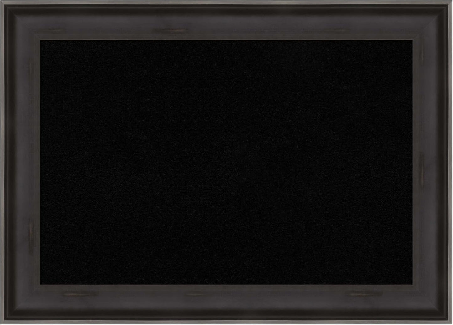 Amanti Art Black Cork Board for Wall, 20x28 Vision Board with Black Wood Frame, Medium Corkboard Office Decor for Home Organization, Casual Corkboard Pinboard to Display Items for Home Organization