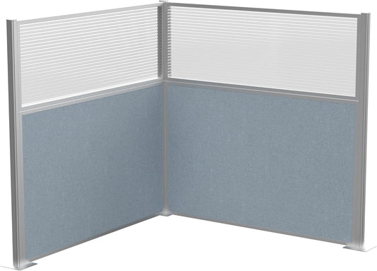 Versare Hush Panel Cubicle Kit | Workstation Partition Walls | Sound Dampening Cubicle Walls | Partitions for Desks