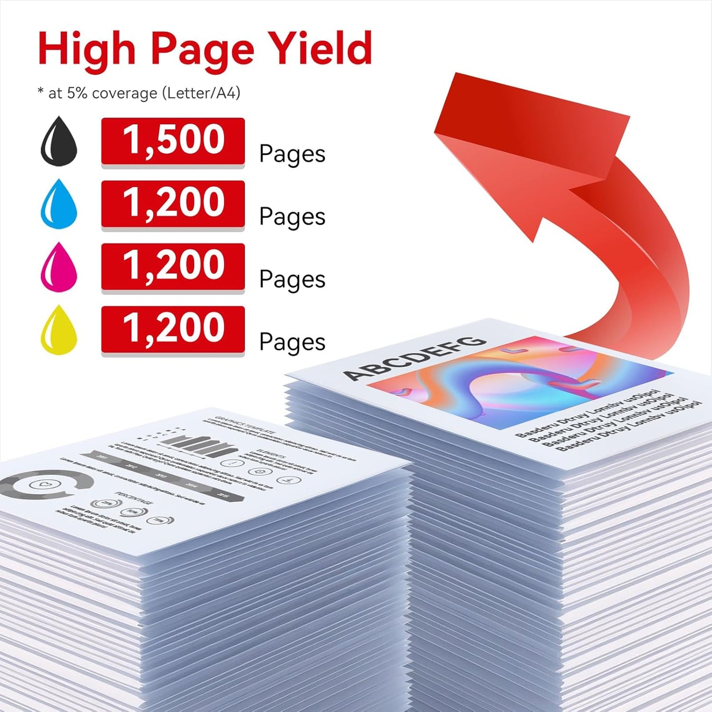 MYTONER 054 Remanufactured Toner Cartridge Set Replacement for Canon 054 054H CRG-054 for Color imageCLASS MF644Cdw MF642Cdw LBP622Cdw MF641Cw Printer 4 Pack High Yield Ink (Black Cyan Yellow Magenta)