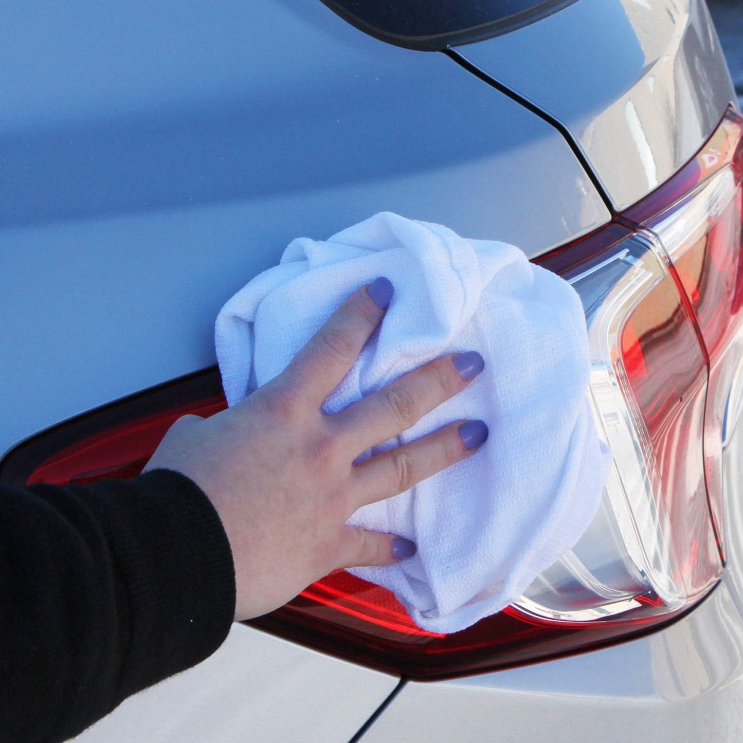 Arkwright Surgical Huck Towels - (Bulk Case of 120) Lint Free & Highly Absorbent Pre-Treated Cotton Cleaning Cloths, Perfect for Medical, Auto Detailing, Window, and Shop, 16 x 26 in, White