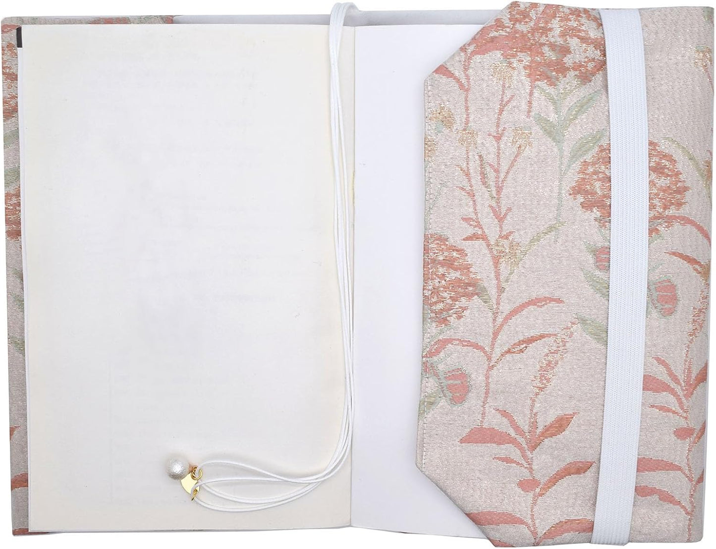 BLBMH A5 Book Covers for Paperbacks Book Cover Fit for 5.5x8.3 inch Adjustable Book Sleeve Cover for A5 Diary Books Fabric Softcover Protector for Notebook - Dandelions Pink