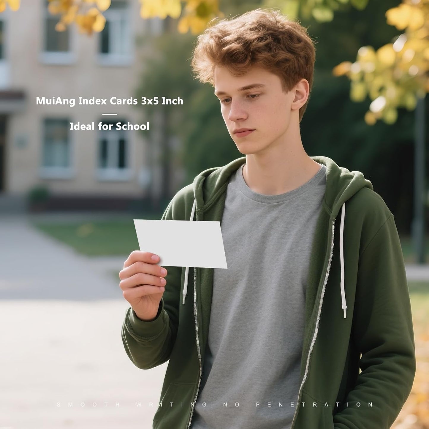 600 Count Index Cards 3 x 5 Inch White Lined Flash Cards Ideal for Studying and To-do-List, Portable Note Cards Taking for Students and Teachers, Flash Card Styled for Home, Office or School Use