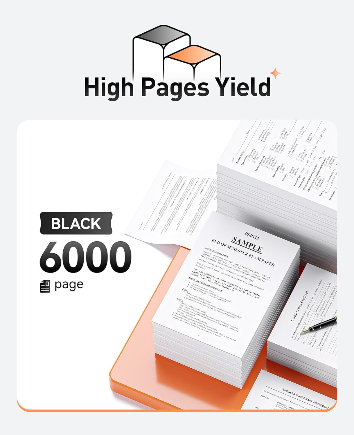 55A Black Toner Cartridge 2-Pack Replacement for HP 55A CE255A 55X CE255X Compatible HP Laserjet Enterprise 500 MFP M525dn M525f Flow M525c P3015d P3015dn P3015n P3015x M521dn M525 P3015 M521 Printer