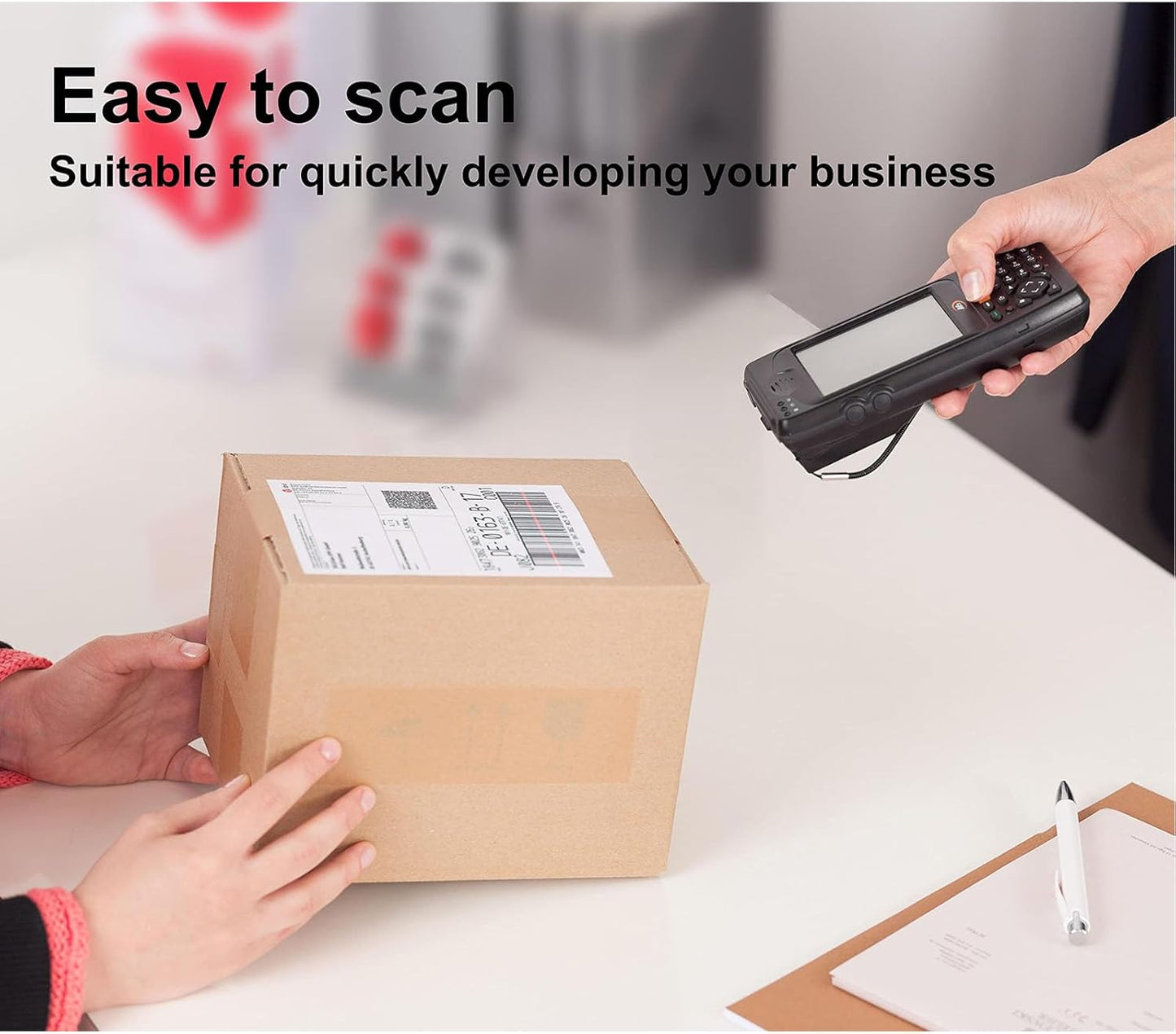 8.5" x 5.5" Address Labels, Half Sheet Shipping Labels, 2000 Sheets Self Adhesive Mailing Labels for Laser & Inkjet Printers (4000 Labels)