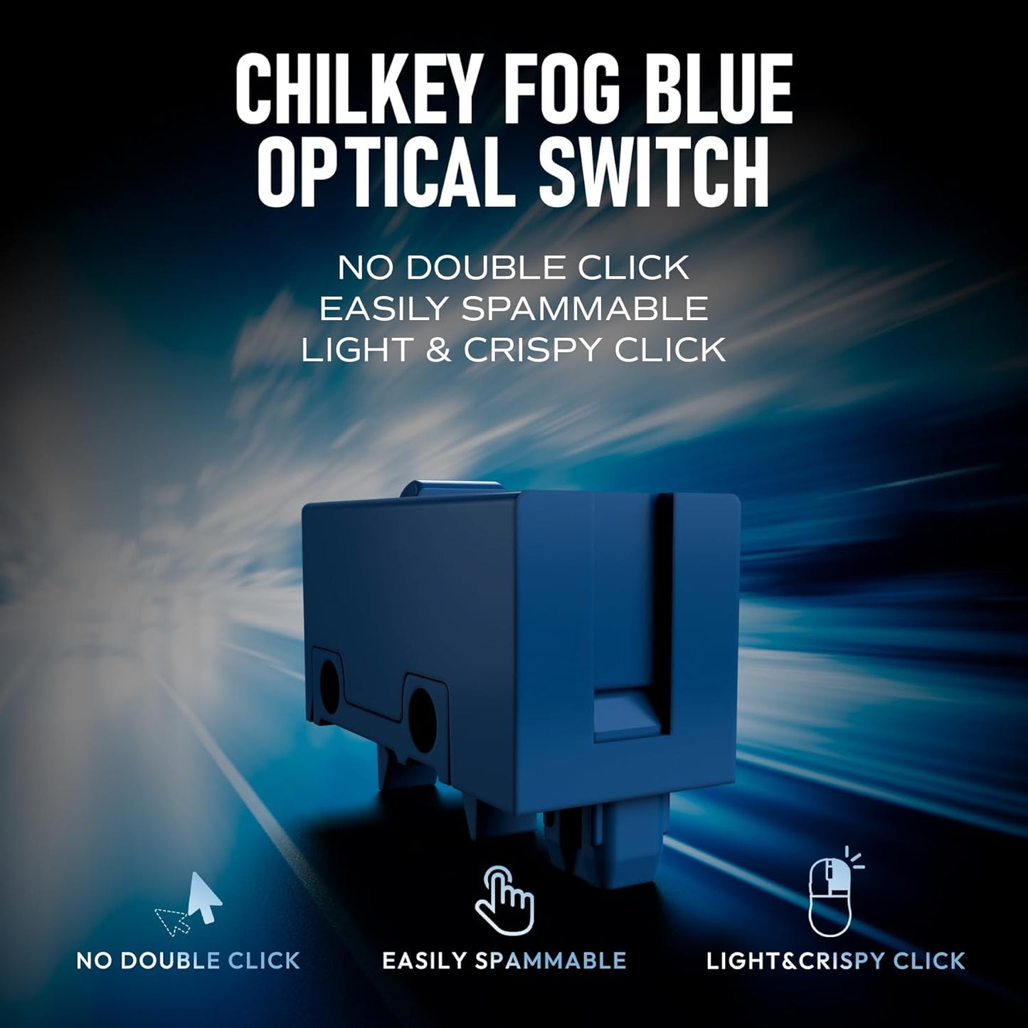 Chilkey Glacier LW 8K M Wireless Gaming Mouse with Screen - 49g Super Lightweight - Dual 8K Polling - Maximum 30000 DPI - Optical Switch - Tri-Mode 2.4G/USB-C/Bluetooth 5.2 - Black