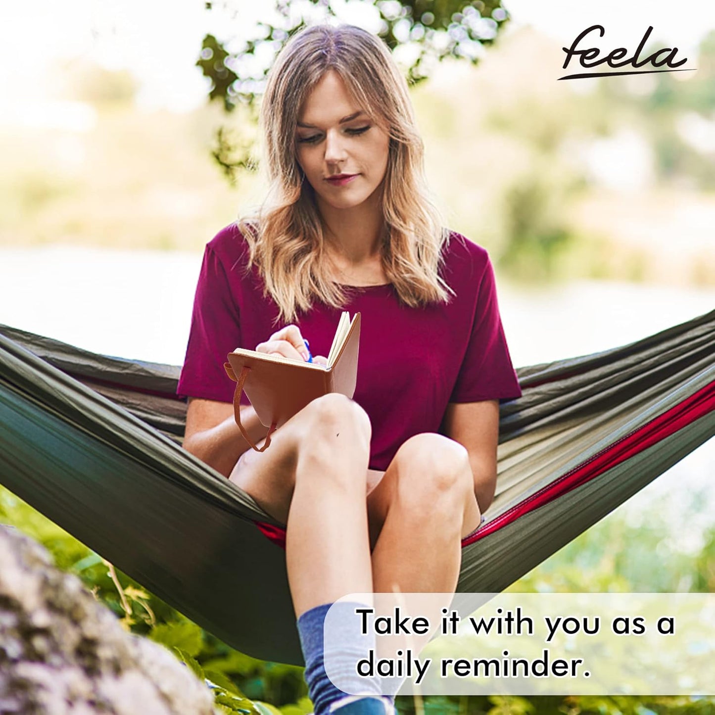 feela 15 Pack Pocket Small Notebooks Bulk, Mini Cute Notepads Hardcover College Ruled Lined Journals with Pen Holder for School Business Memos, with 15 Black Pens, 3.5”x 5.5”, A6, Brown