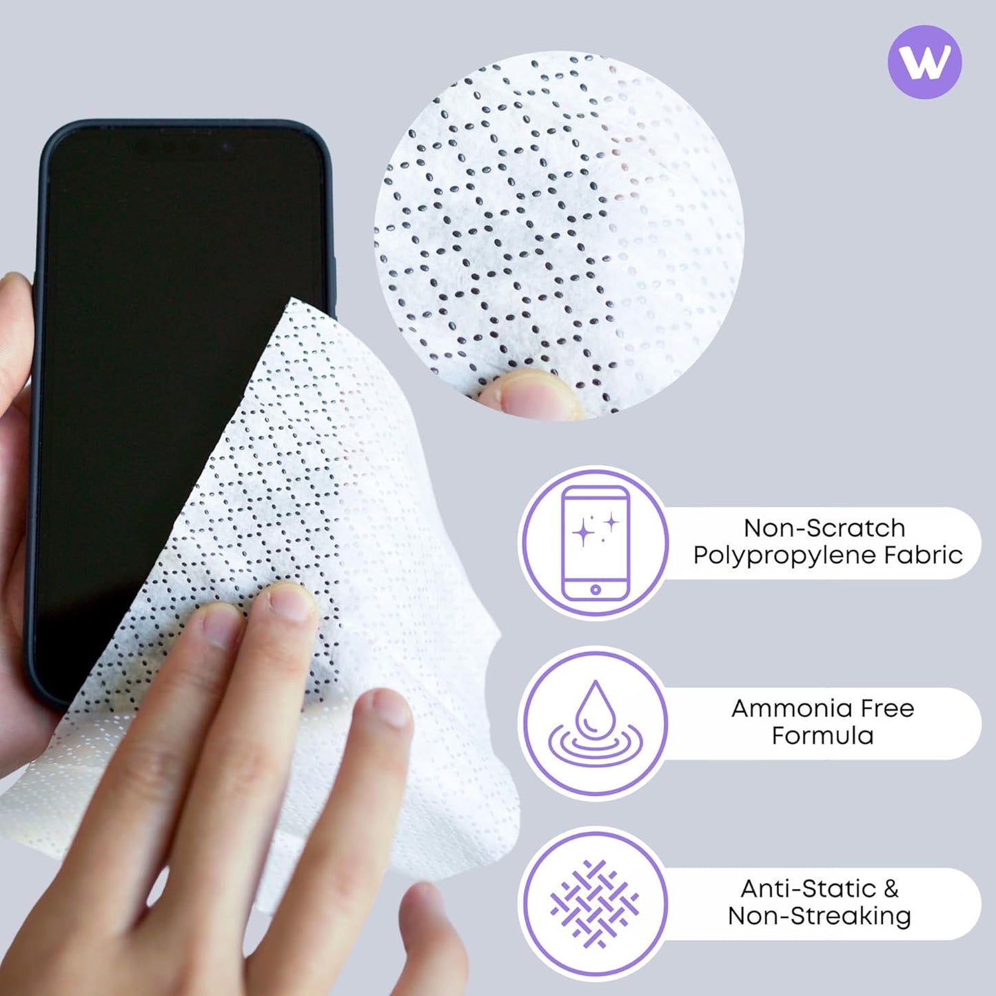 See Clear Original Lens Cleaning Wipes - Pre-Moistened Eyeglass & Screen Cleaning Cloth Towelettes - Streak Free, Scratch Free Lens & Electronic Screen Cleaner - 24 Resealable Packs of 16