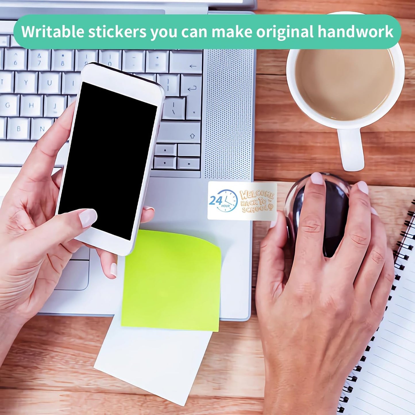 200 Sheets 10 up Labels, 2" x 4" Sticker Printer Paper for Laser/Inkjet Printer, Mailing Blank Labels, Self Adhesive Customizable