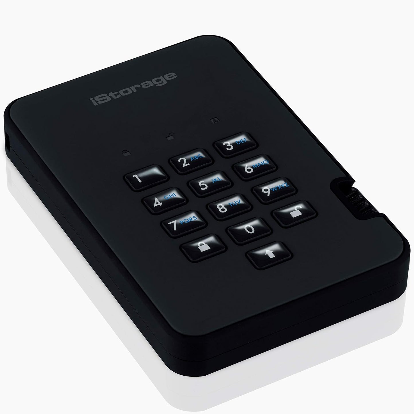iStorage diskAshur2 HDD 500 GB | Secure Portable Hard Drive | Password Protected | Dust/Water-Resistant | Hardware Encryption
