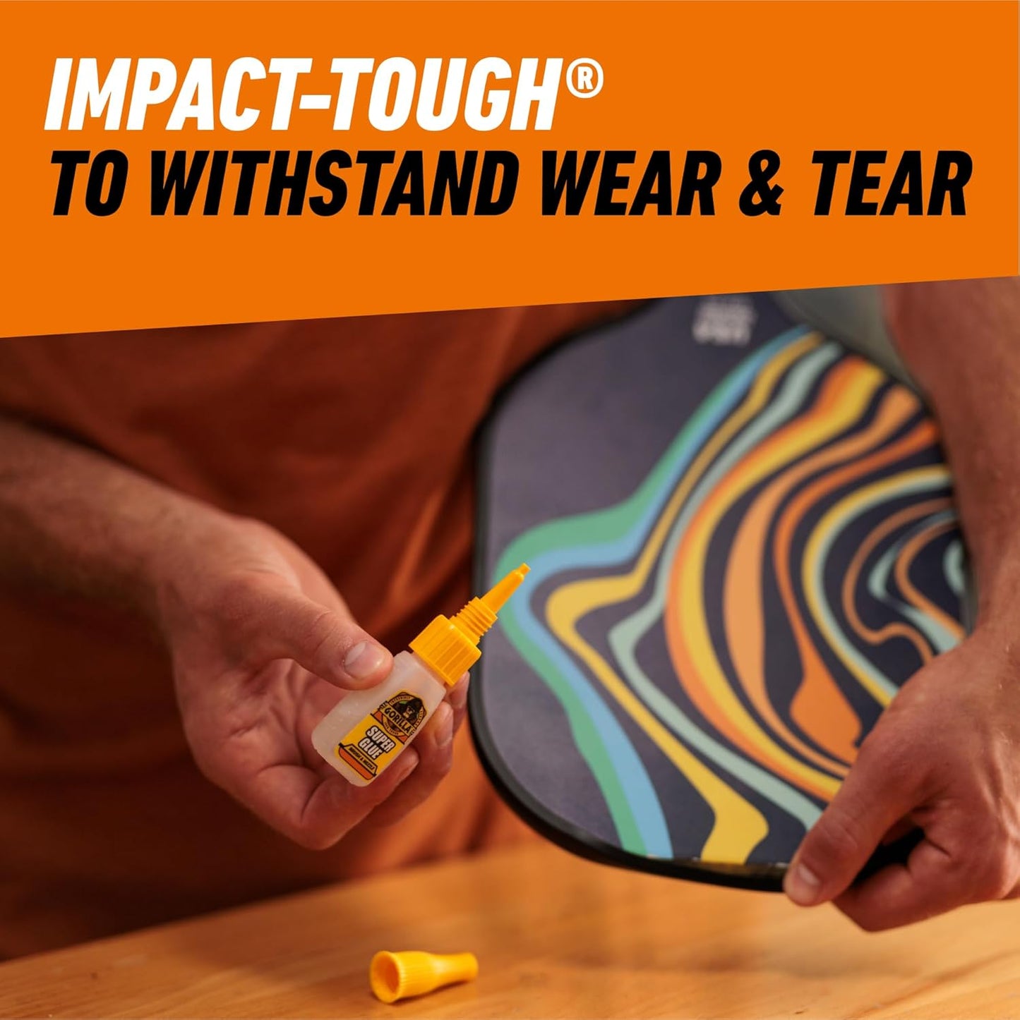 Gorilla Super Glue with Brush & Nozzle Applicator, Clear Glue, 12 Gram (Pack of 2) - All Purpose and Fast Setting for Projects and Repairs