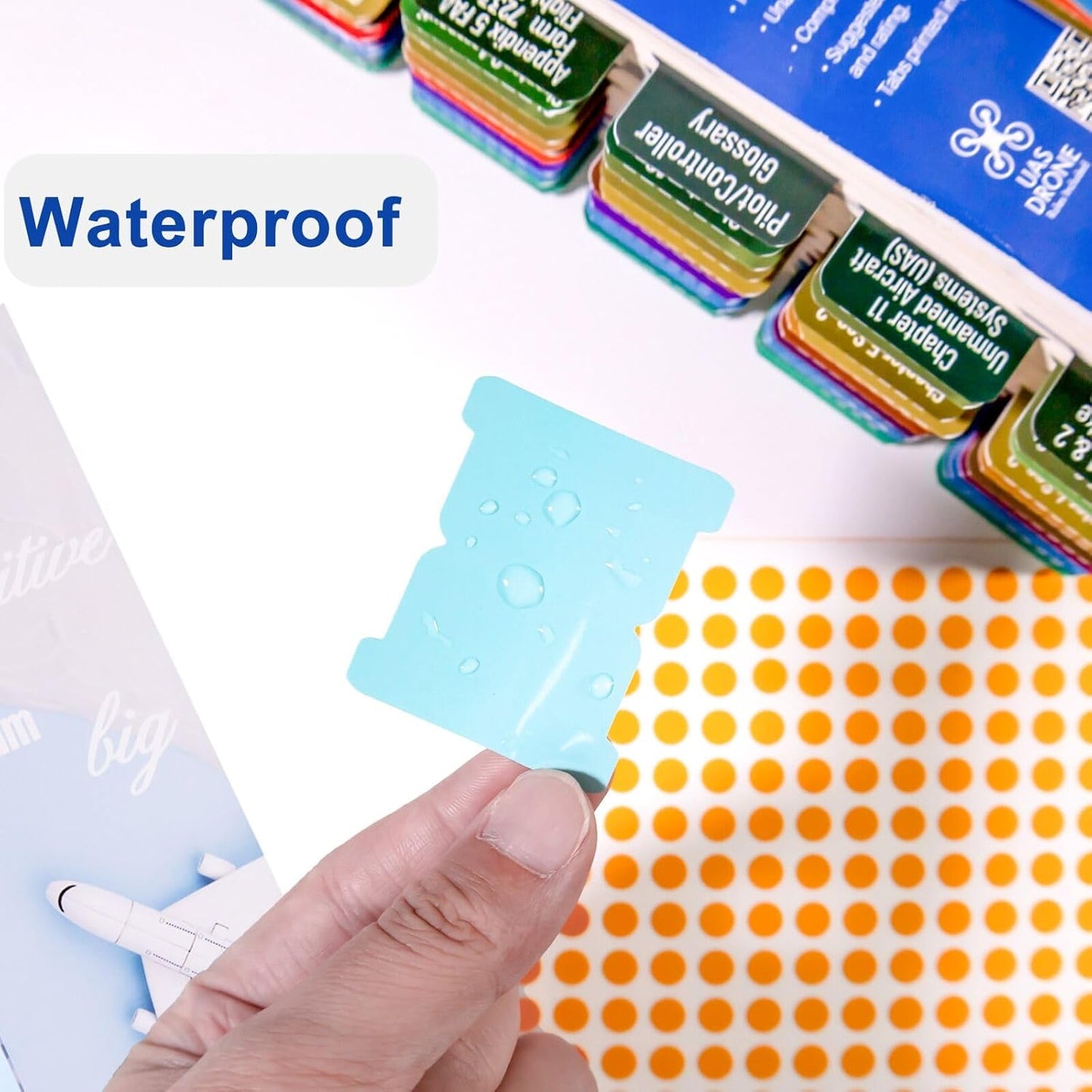 FAR/AIM 2024 Tabs, Color-Coded and Laminated Index Tabs for Private Pilot's License, FAA VFR, 90 Pre-Printed and 10 Blank Tabs (Book Not Included)