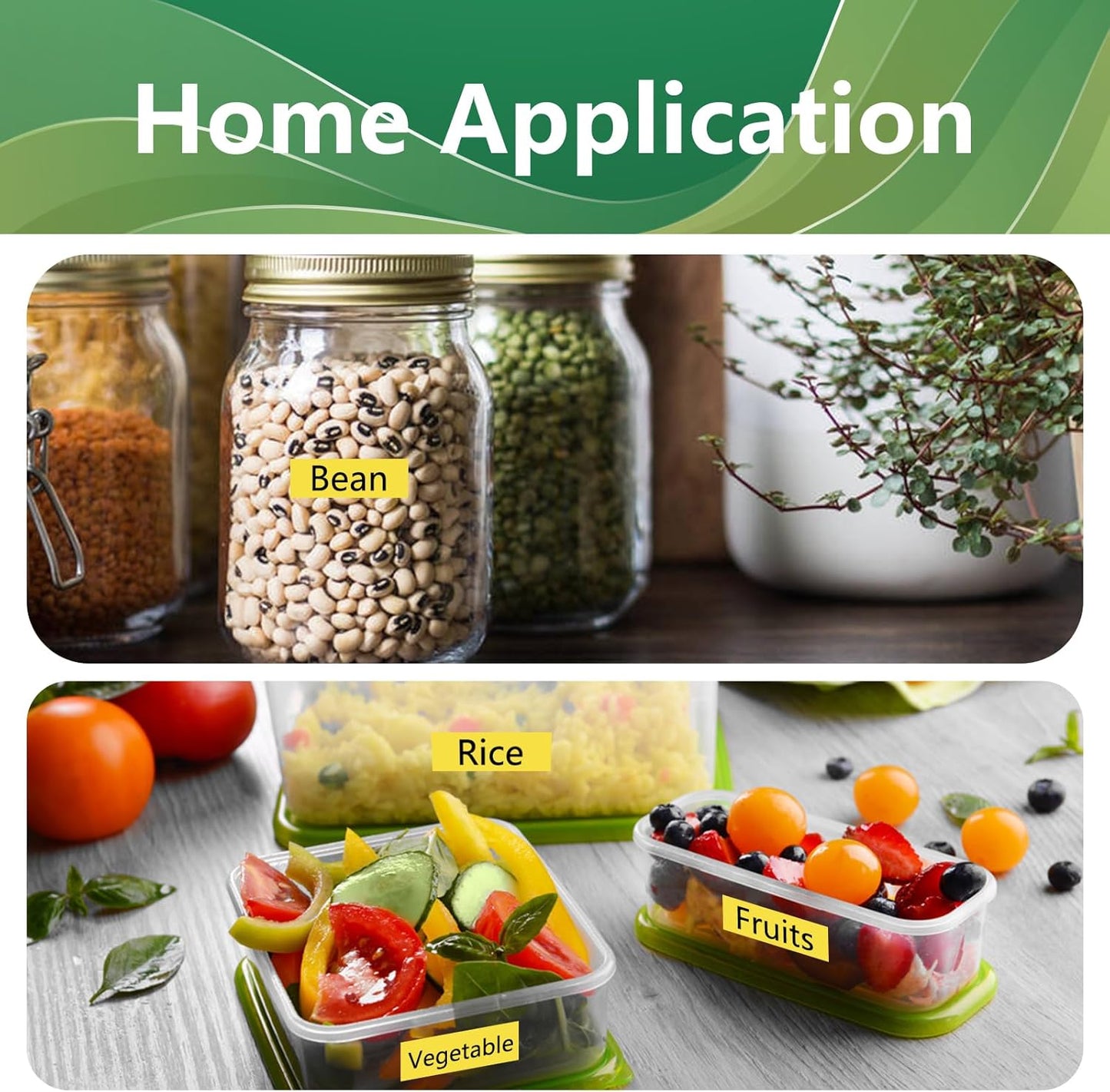 TZe-641 18mm TZe TZ Yellow Tape Compatible with Brother P Touch Label Maker Tape TZ-641 TZe641 TZ641 Label Tape 18mm 0.7 Laminated Black on Yellow for PT-D400AD PT-D610BT Printer, 3-Pack