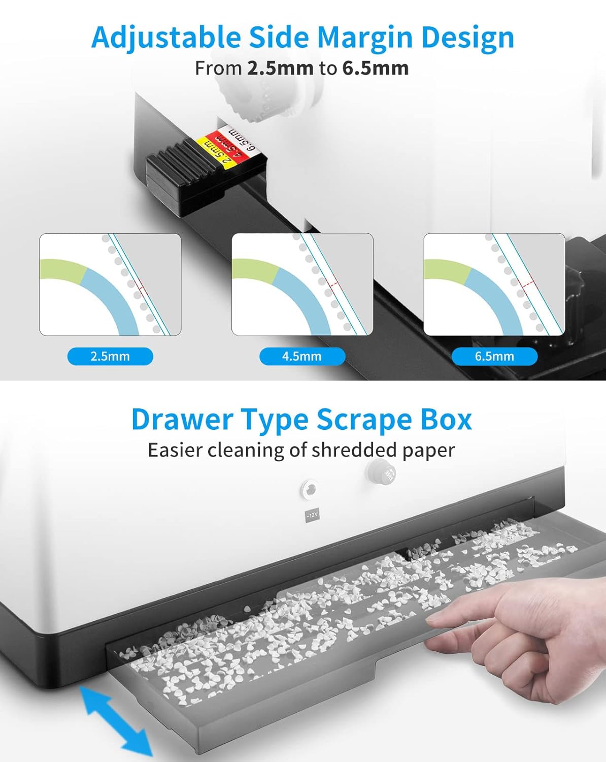 MAKEASY Spiral Coil Binding Machine with 46 Fully Disengaging Pins - Electric Coil Inserter - Adjustable Side Margin, Comes with Free 1 Box Coil Spines & Plier, 20 Sheet Punch Capacity