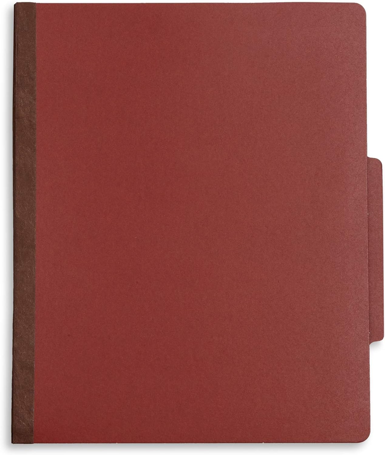 Blue Summit Supplies 10 Red Classification Folders, 3 Dividers, Letter Size with 2 Inch Tyvek Expansions, 8 Section Brick Red Classification Folder, 10 Pack