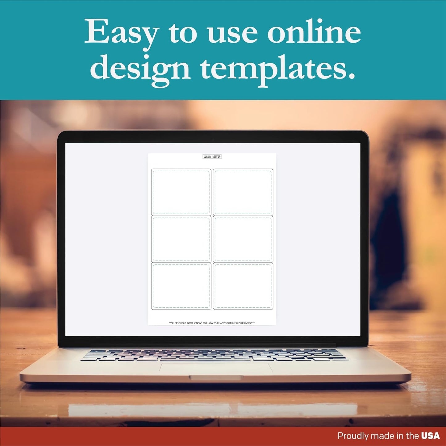 Premium Label Supply White Sticker Labels – 4" x 3" – Laser/Inkjet Compatible – (6 per Sheet), 1000 Sheets – 6,000 Total Adhesive Labels