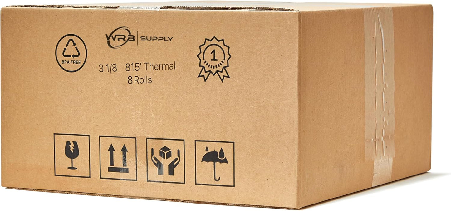 Nautilus - Hyosung NH-1500 Series 3 1/8" x 815' Heavy Thermal Paper (8 Rolls)