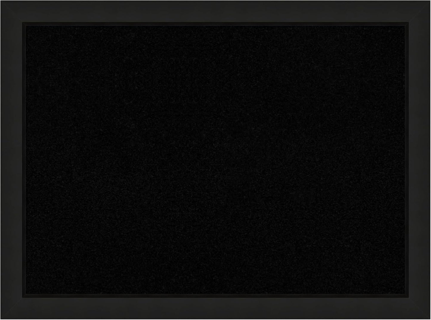 Amanti Art Black Cork Board for Wall, 23x31 Vision Board with Black Wood Frame, Medium Corkboard Office Decor for Home Organization, Casual Corkboard Pinboard to Display Items for Home Organization