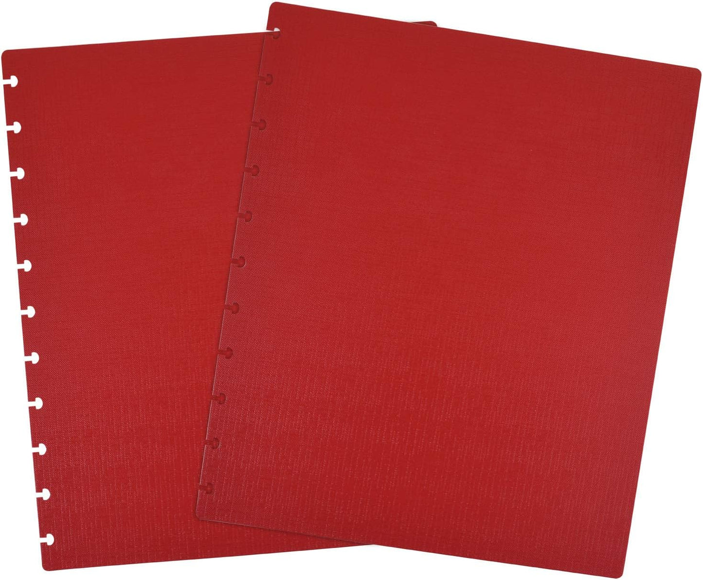 Talia Discbound Notebooks, Planner, Customizable, (Chili Oil w/Chili Oil Discs, Letter (8.5in x 11in))