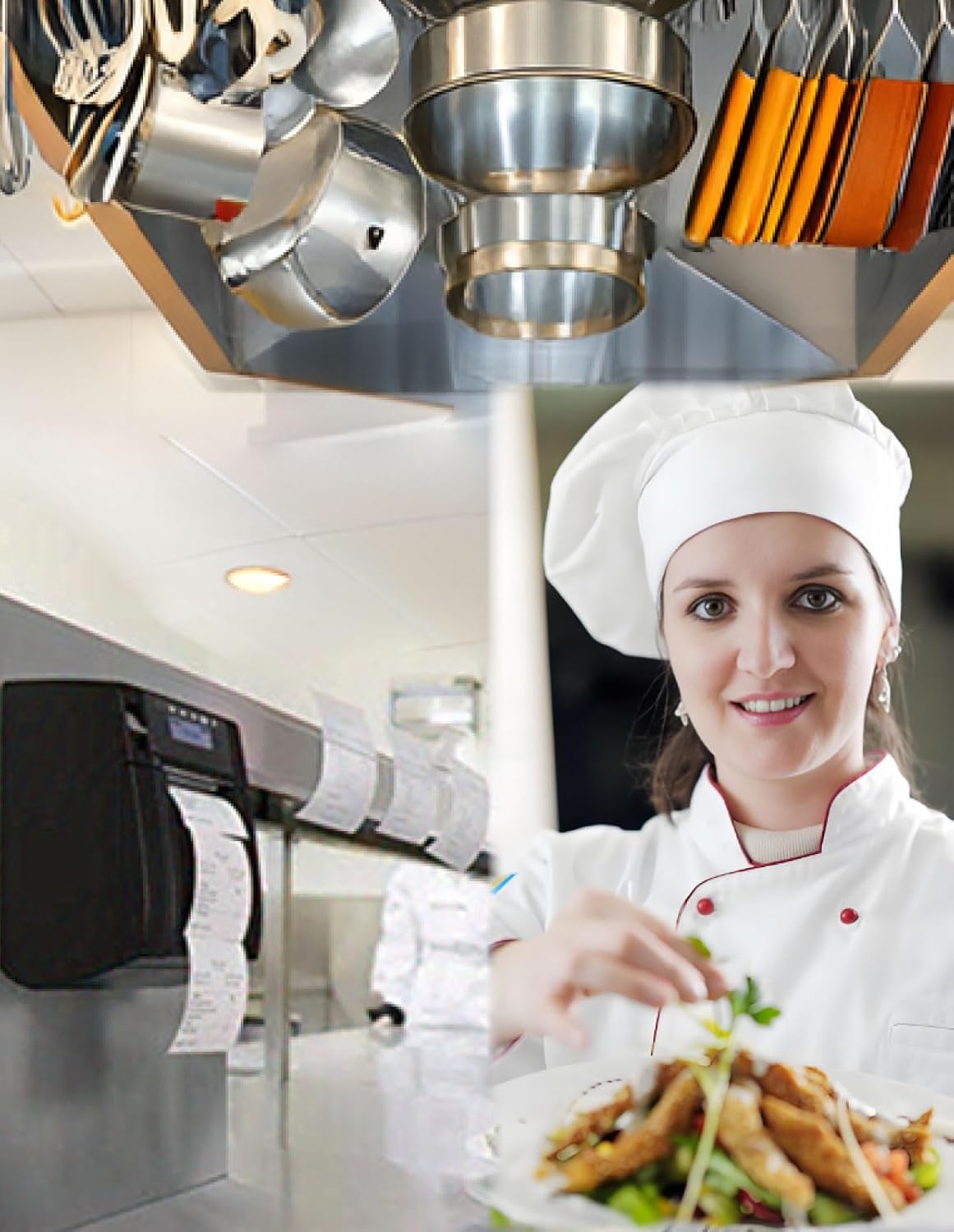 12-Roll Pack 3"x150' Kitchen Receipt Paper - 1-Ply Bond Rolls for Impact Printers (Star SP700/ERC-30/M205), BPA-Free Starter Pack for Food Trucks & Small Restaurants 3000LABELS DIRECT