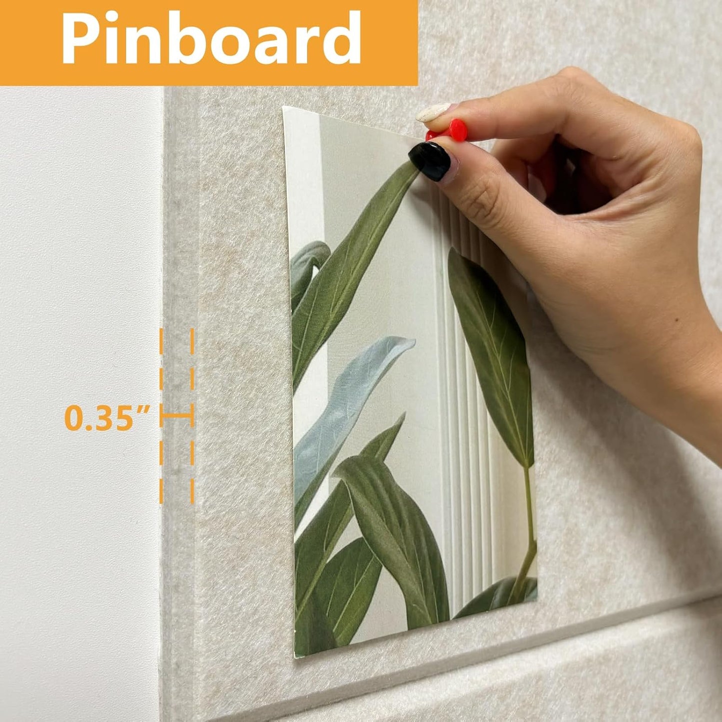 Large Cork Board for Wall with Pins, 36" x 24" Bulletin Board Self-Adhesive Pin Board | Customized 6 Packs Felt Tiles for Office Home Wall Decor