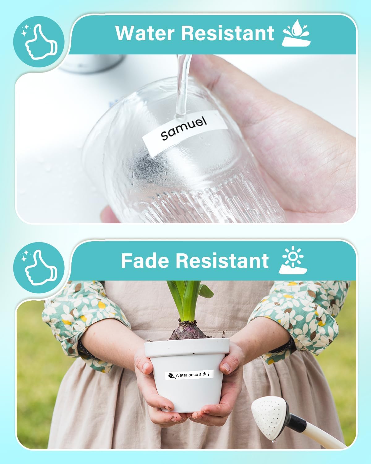 Label Tape for PT-1180 1280 1750 1890 2040 1090 1290 P300BT Compatible with Brother P touch Label Maker TZe-231 TZe231 12mm 0.47 Inch Laminated Black on White Ptouch tape 1/2"x 26.2' (12 mm x 8m), 8PK