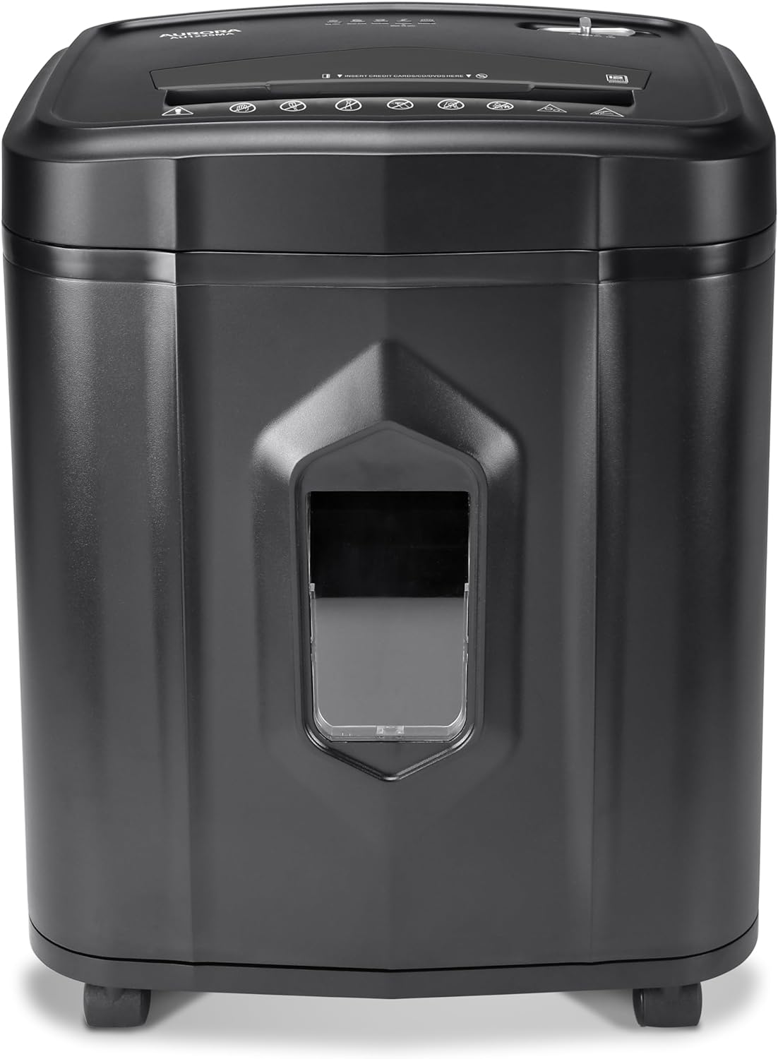 Aurora AU1225MA High-Security 12-Sheet Micro-Cut Paper and CD/Credit Card Shredder/ 5-Gallon Pullout Basket/40 Minutes Run Time