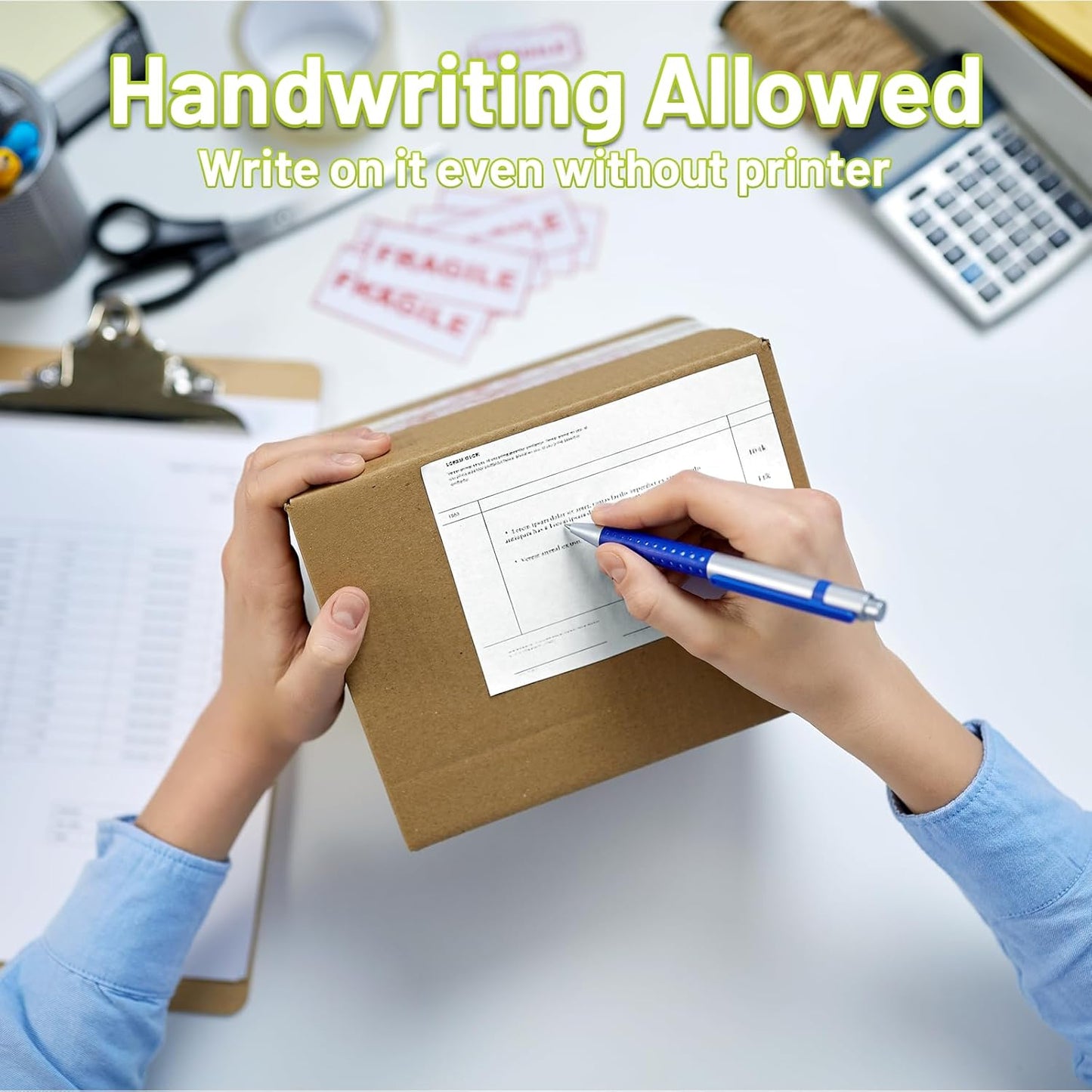 4x6 Thermal Labels, Shipping Address Label (Pack of 100 4x6 Roll Labels) - Compatible with JADENS, Phomemo, Rollo, Zebra, Omezizy and Other Thermal Printers